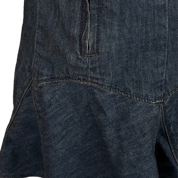 Gap Mini Jean Denim Skirt Side Zipper Size 25/0 - Picture 3 of 6